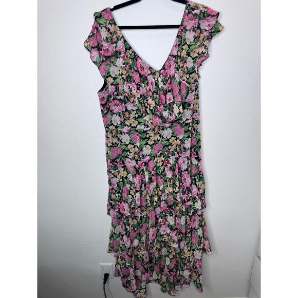 WAYF Nordstrom Tiered Ruffle Floral Maxi Dress XL - Picture 5 of 7